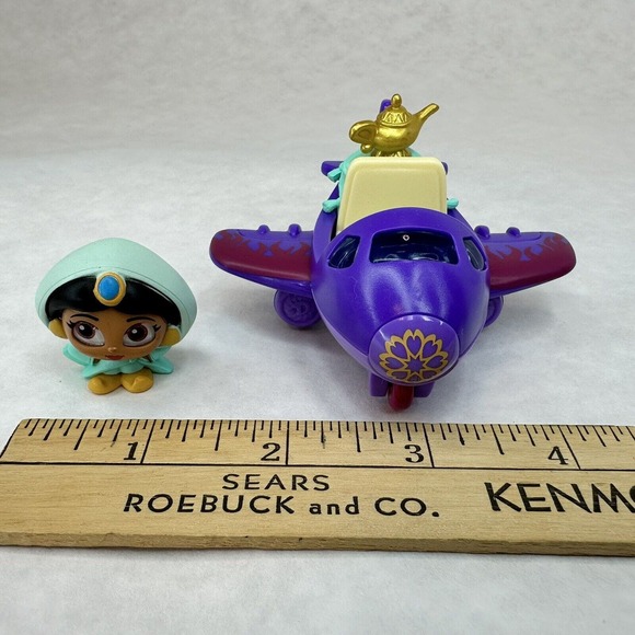 Disney Doorables JASMINE Lets Go Car Princess Aladdin Genie NEW but Opened RARE - Picture 9 of 11